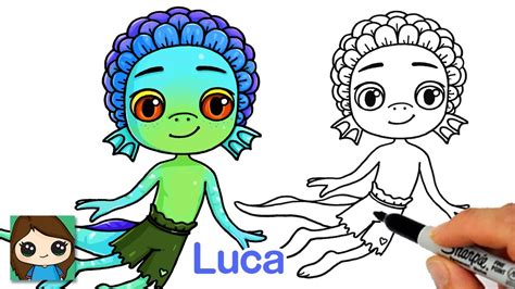 How to Draw Luca Sea Monster