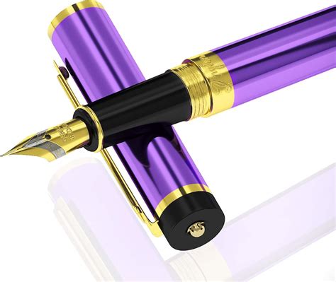 DRYDEN Luxury Fountain Pen [DARK PURPLE] - BEST Fountain Pens Gift Set ...