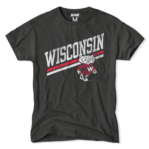 Wisconsin T-Shirt College Shirts, School Shirts, School Spirit Wear ...