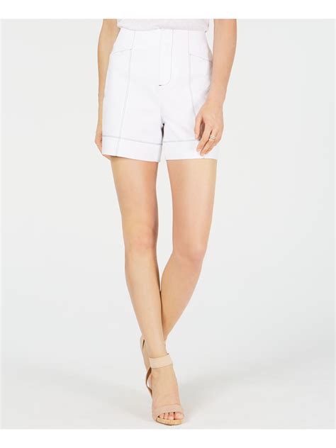 INC $55 Womens New 0263 White Casual Shorts 16 B+B | eBay