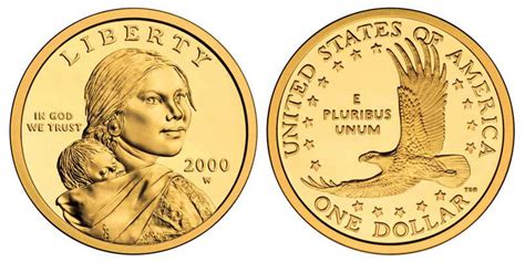 Hot-selling products 2009 S SACAGAWEA Golden Dollar Native American $1 ...