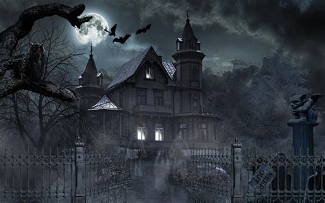 Gothic House Wallpaper | Horror house, Halloween wallpaper, Dark house