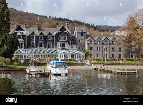 The Lakeside hotel on lake Windermere Stock Photo - Alamy