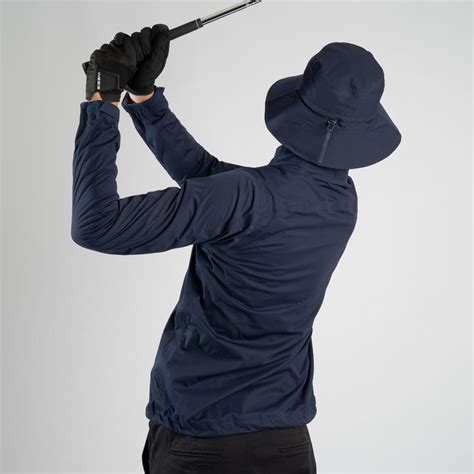 Men's golf rain hat RW500 size 2 navy blue: 58-62 CM - Decathlon