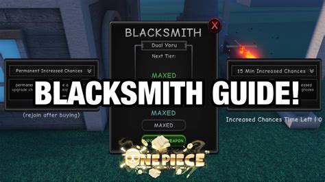 [AOPG] How To Upgrade Weapons Through New Blacksmith Full Guide! A One ...