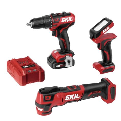 SKIL PWRCore 12 2-Tool 12-Volt Brushless Power Tool Combo Kit (1 ...