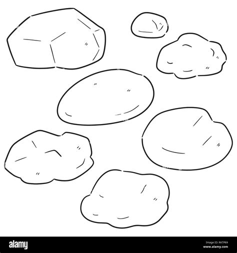 Stone Clipart Black And White