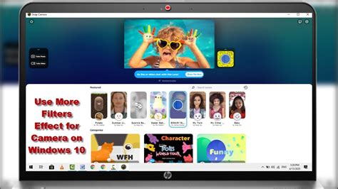 How to Apply New Amazing Filters to Camera/Webcam on Windows 10 - YouTube