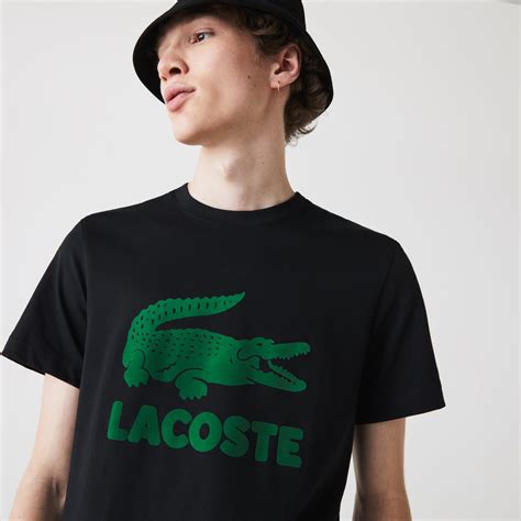 Lacoste Men's Printed Lacoste Logo Cotton T-shirt - 193869545185