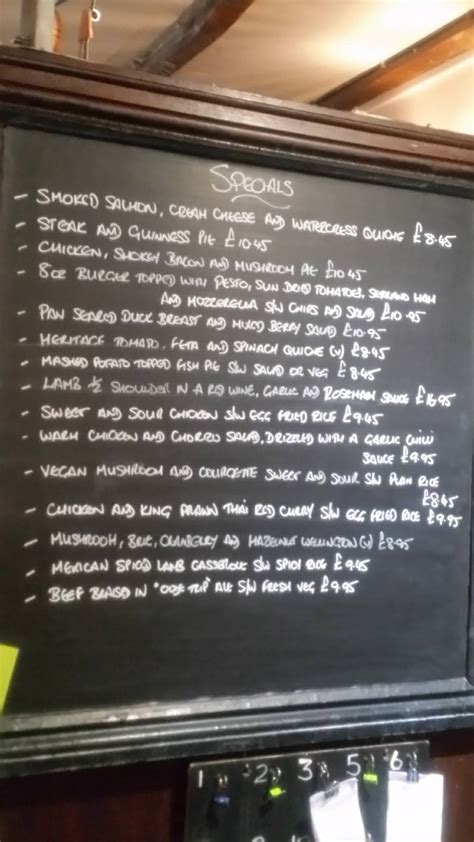 Menu at The Green Man pub & bar, Lewes, Lewes Rd