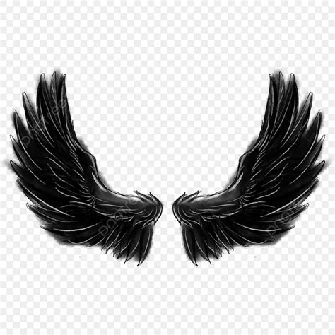 Angel Devil Wing PNG Image, Black Devil Devil Angel Feathers Wings ...