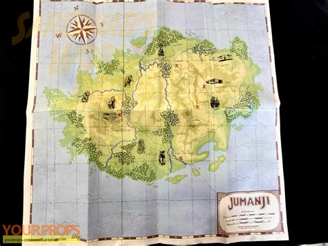 Jumanji: Welcome to the Jungle Jumanji Map replica movie prop