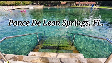 Ponce De Leon Springs in Florida 2020 - YouTube