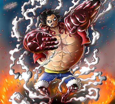 HD wallpaper: One Piece, Gear Fourth, Monkey D. Luffy, Snake Man (Mega ...