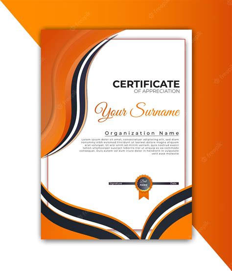 Premium Vector | Certificate design diploma modern diploma