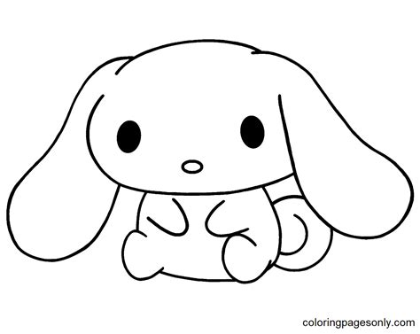 Printable Cinnamoroll Coloring Pages