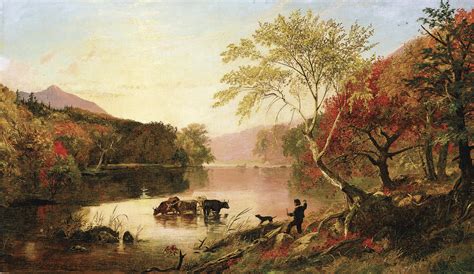 Jasper Francis Cropsey (1823-1900) , Autumn on the Hudson River ...