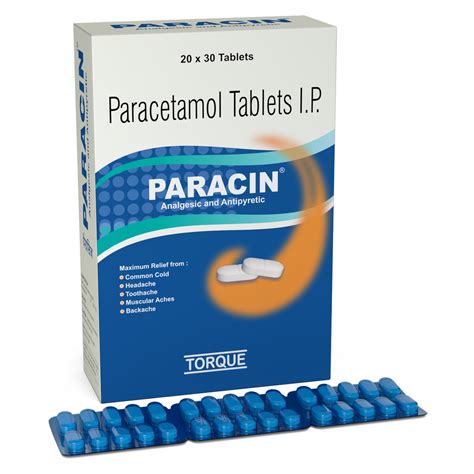 Paracin Tablets (o) - Tablets - Torque Pharma