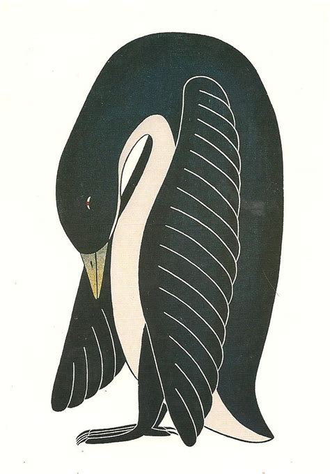 Inuit Art—Part II: Young Goose Preening | Inuit art, Bird art ...