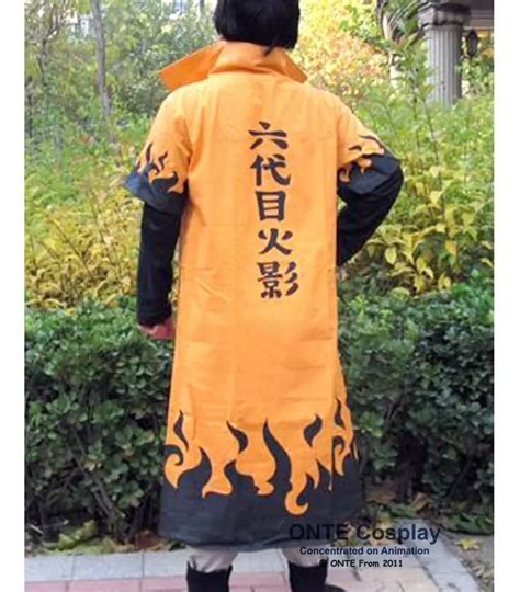 Anime Naruto Cosplay Costumes Cartoon Cloak Naruto Uzumaki 6th Hokage ...