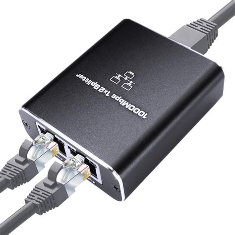 Amazon.com: Ethernet Splitter 1 to 2 High Speed 1000Mbps, FUNZING ...