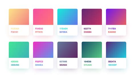 FREE Gradient Color Palette for Sketch Designers - FreebiesUI