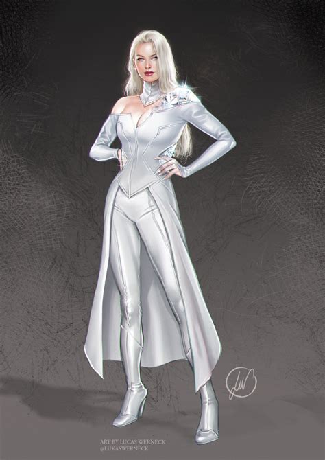 ArtStation - EMMA FROST- Marvel Cinematic Universe concept