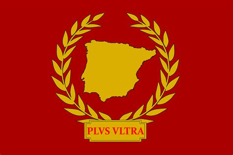 Flag of roman province of Hispania (Actual Iberian Peninsula) : vexillology