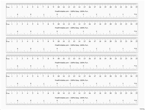 Printable Blue Number Cm Ruler - Printable Ruler Actual Size