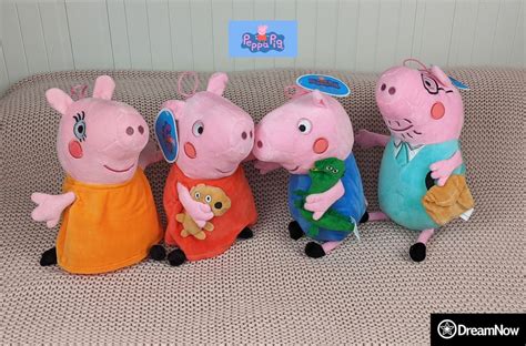 Big Peppa Pig Plush Toy Stuffed Animal Pink Peppa George Daddy - Etsy