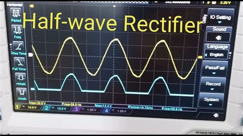 Half-wave Rectifier || DC Voltage || Oscilloscope - YouTube