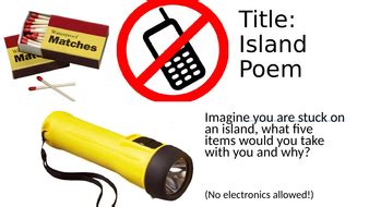 Island Man - Unseen Poem by RichardTwigg90 | Teaching Resources