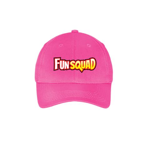 Hat Curved Brim - Fun Squad Red – FunSquadMerch