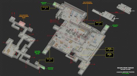 Escape From Tarkov maps – extractions, points of interest, and more