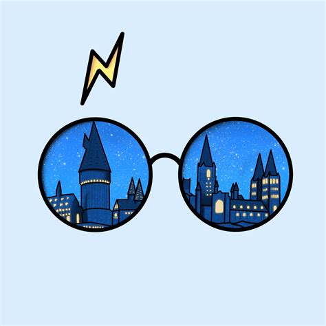 Harry Potter glasses in 2023 | Harry potter painting, Harry potter ...