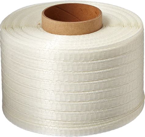 Pacstrap P40RW15 1/2 x 1500' Woven Poly Cord Strapping Single Coil, 650 ...