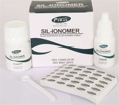 Pyrax SIL-IONOMER (Silver Reinforced Glass Ionomer Cement) – Pyrax Polymars