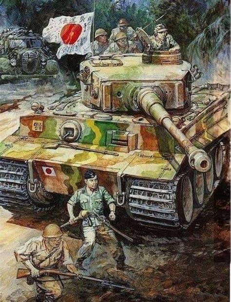 Art of the Japanese tiger that never was. : TankPorn