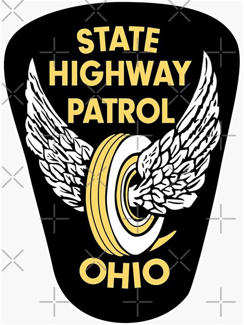 "Ohio State Highway Patrol" Sticker for Sale by Osprey34 | Redbubble