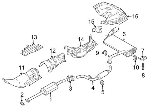 2012 Ford Focus Shield. Heat. Center. Floor Pan. Muffler ...