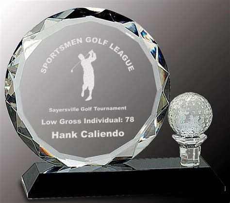 CRY026S & CRY026L Golf Trophies with Free Engraving