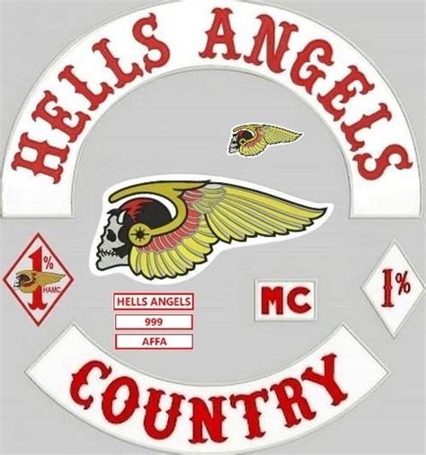 Best Badge Hells Angels Motorcycle Original Embroidery Twill Biker ...