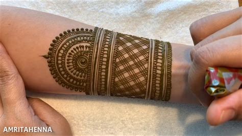 STEP BY STEP BRIDAL MEHNDI HENNA DESIGN TRADITIONAL INDIAN STYLE - YouTube