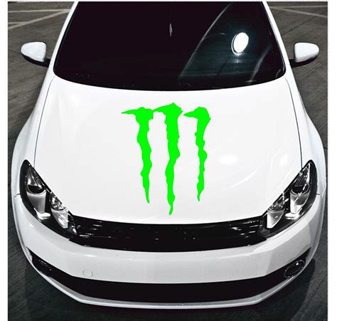 Monster Energy Hood Decal, Monster Energy Car Decal, Monster Energy ...