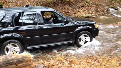 Infiniti QX4 Off Road - Driving Upstream - YouTube