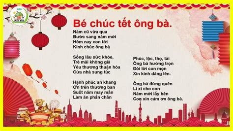 Bài thơ Bé chúc Tết ông bà - Thơ mầm non - Thơ thiếu nhi hay nhất - YouTube