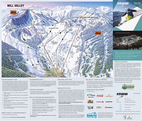 Stevens Pass Ski Trail Map, Free Download