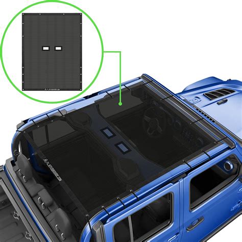 Buy Alien Sunshade Jeep Gladiator Sun Shade (2018-Current)- Full Length ...