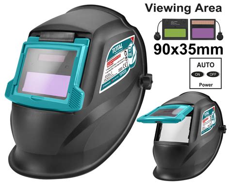 Auto Darkening Welding Helmet 90*35mm – Total Tools Qatar