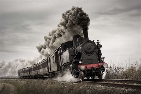 Vintage steam train - Wallpaper